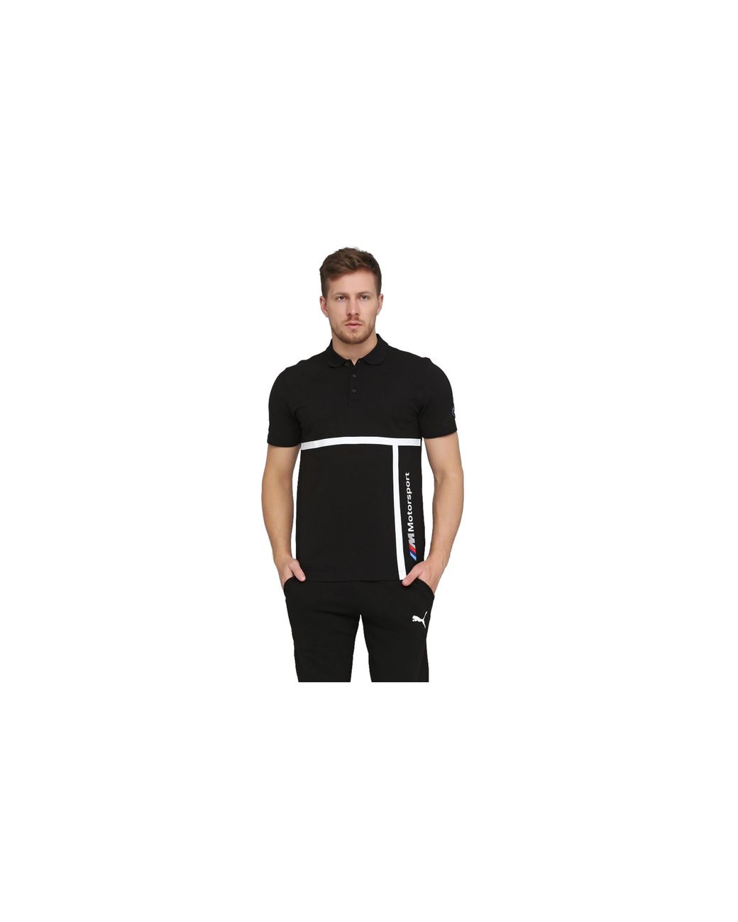 PUMA Black Bmw Motorsport Polo 577790 01" for men