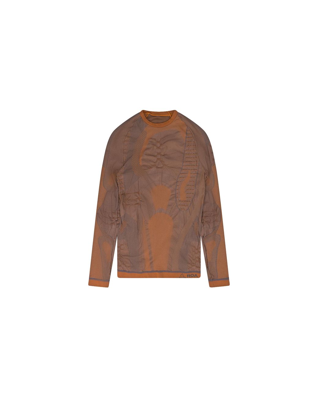 Roa Orange Seamless Long Sleeve T-Shirt Rbmw083Fa60" for men