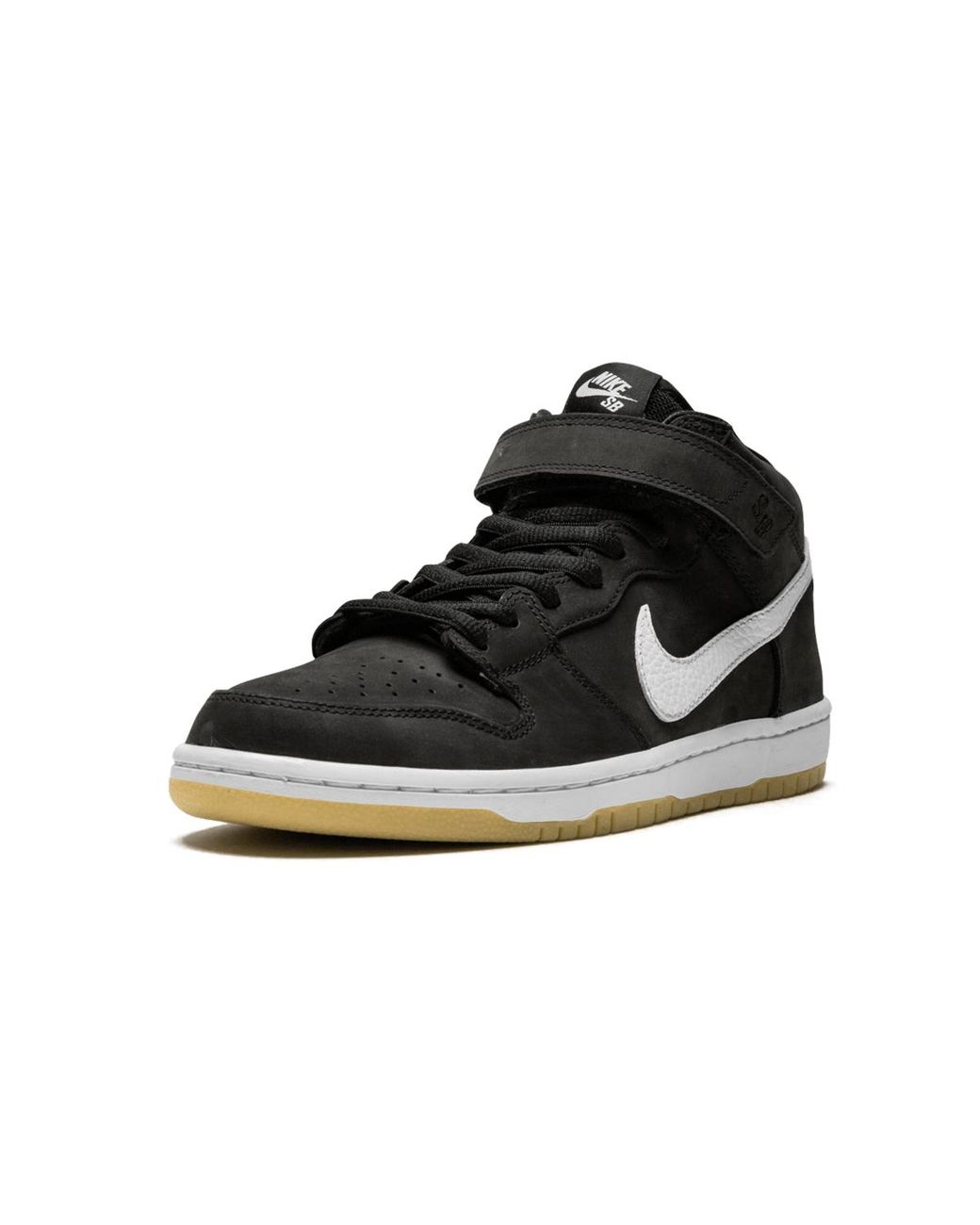 Nike Black Sb Dunk Mid Pro Iso Label for men