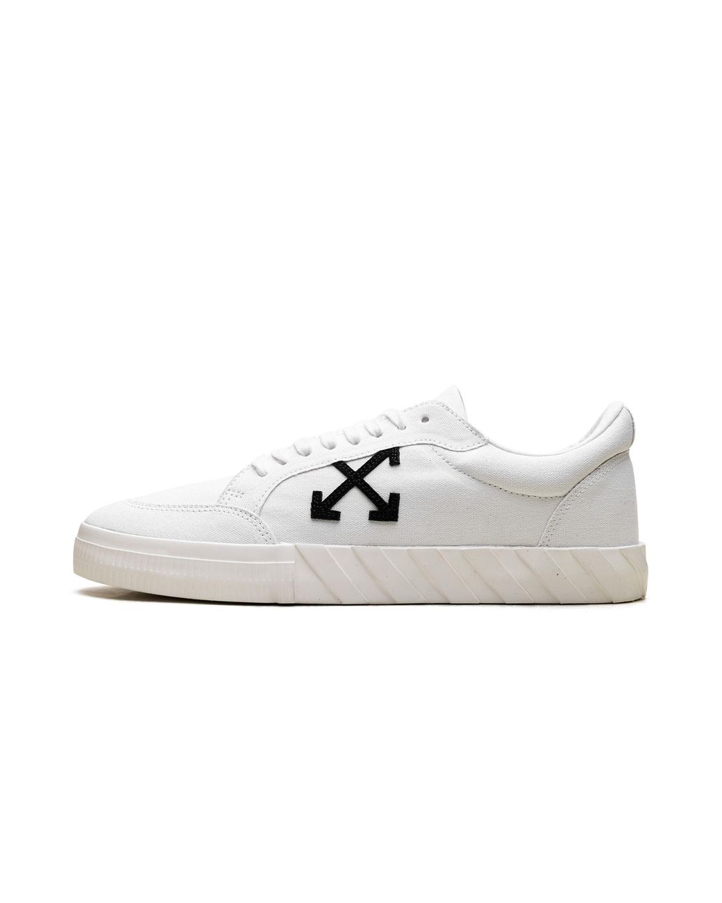 Off-White c/o Virgil Abloh Black Vulcanized Low Canvas Omia085C99Fab0020110" for men