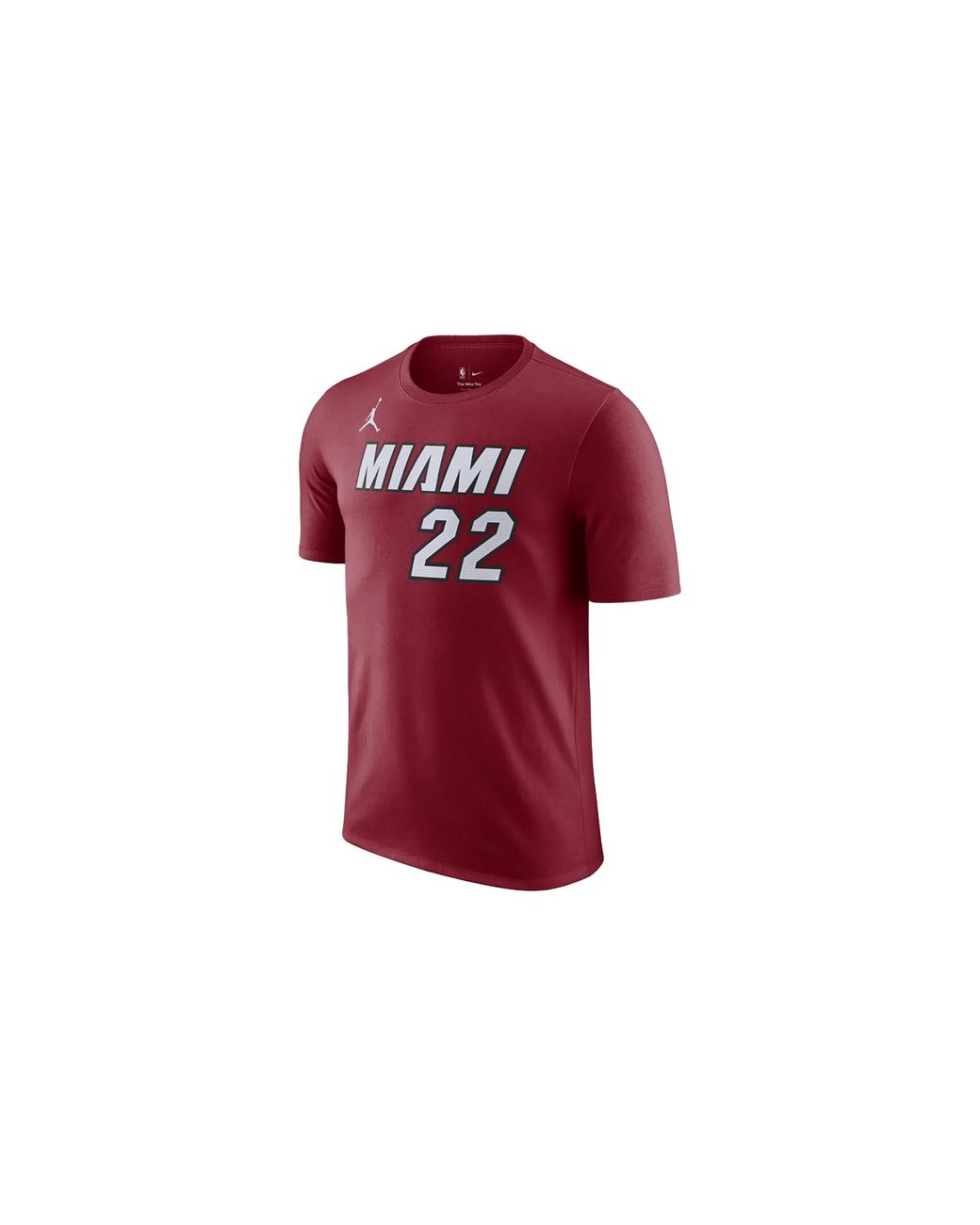 Nike Red Nba Heat Statement Edition 22 "Butler" T-Shirt Dv5781 611" for men