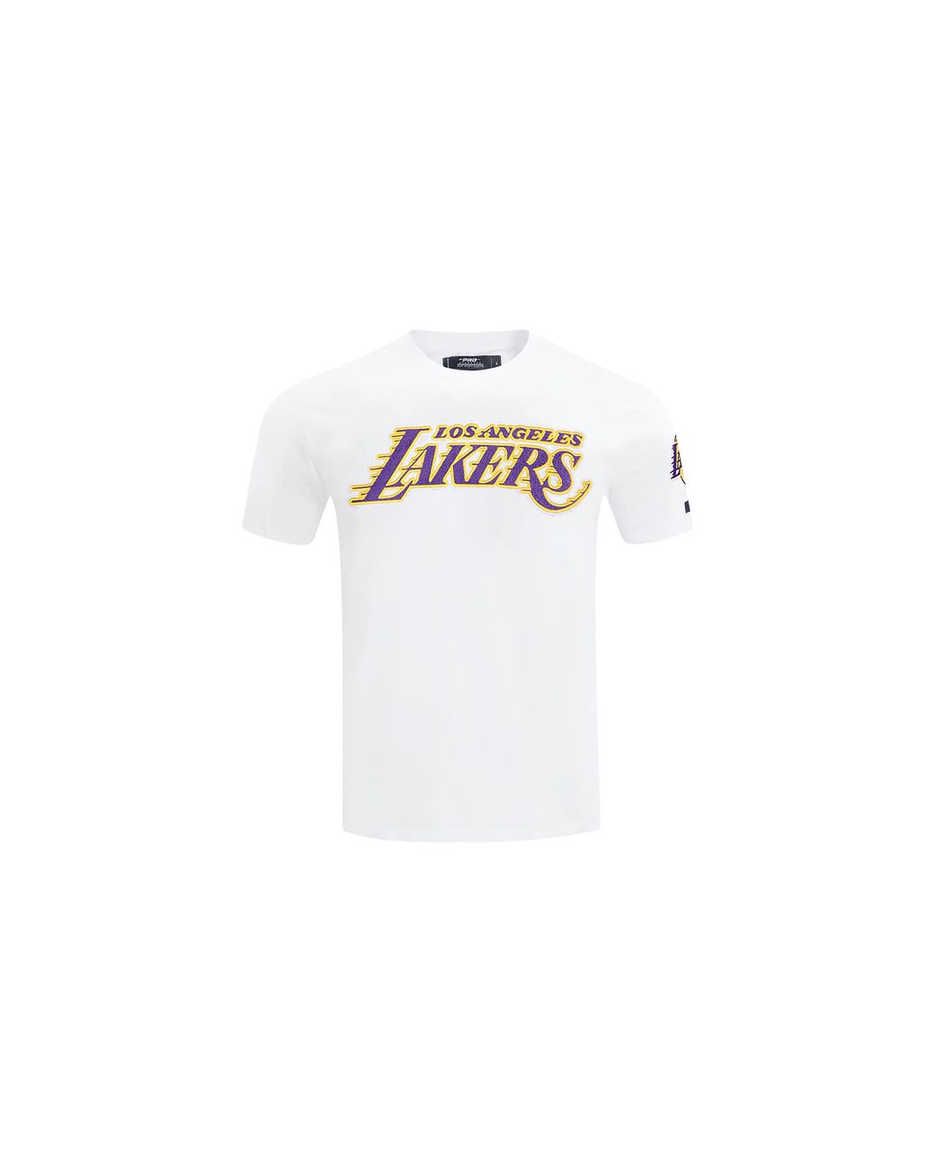 Pro Standard Black Los Angeles Lakers Classic Chenille T-Shirt Bll1516558 Wht" for men
