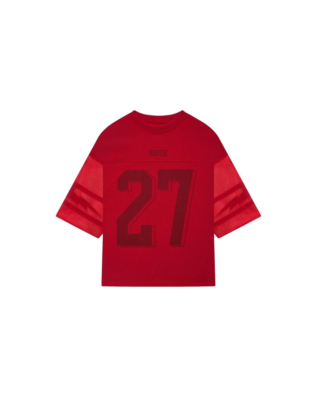 Rhude Red Lightning Football Jersey Rhps26Tt01016 Rdr" for men