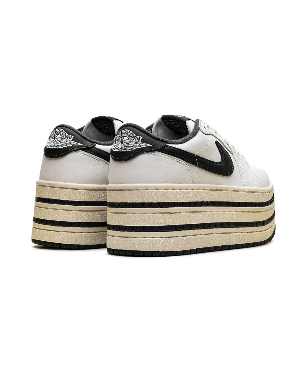 Nike Black 1 Low Triple Stack "Sail Coconut Milk" Hv8288 100"