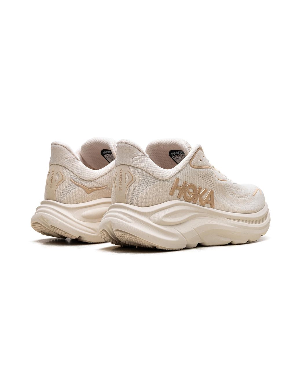 Hoka One One Black Clifton 10 "Vanilla Birch" 1162031 Vch"
