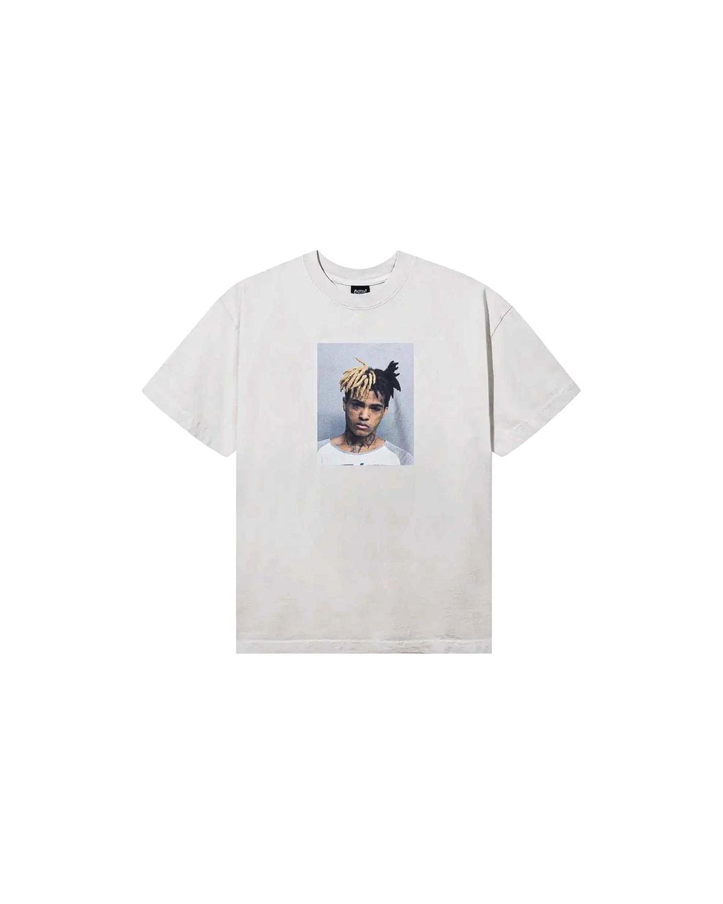 REVENGE Black Xxxtentacion Mugshot T-Shirt "Cement" Rev0088" for men