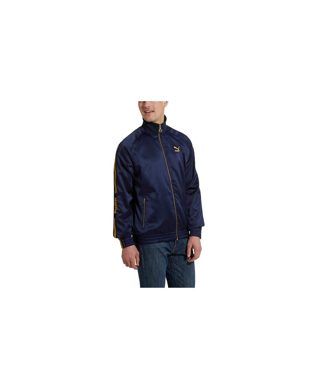 PUMA Blue Luxe Pack Track Jacket "Peacoat" 578774 06" for men