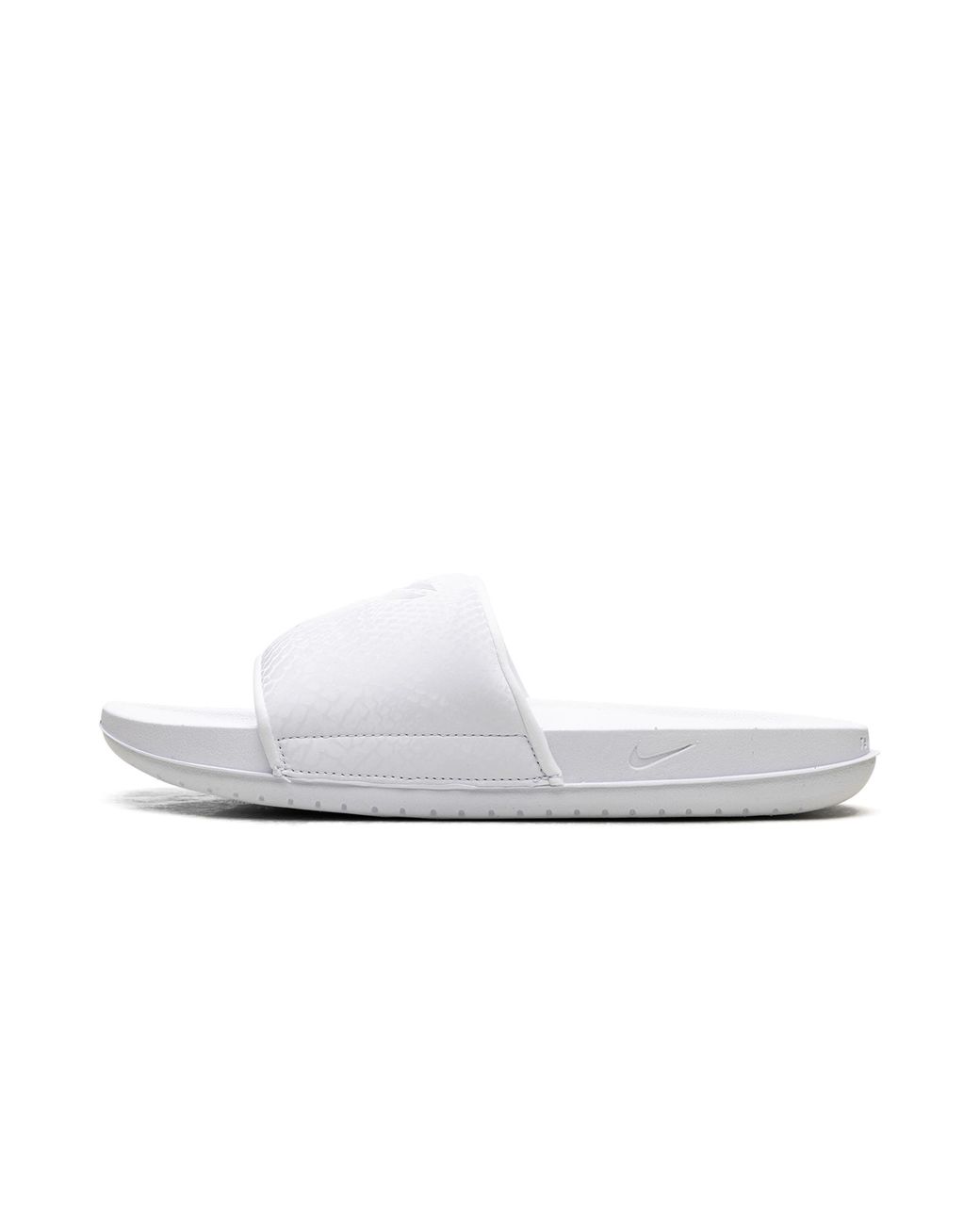 Nike White Kobe Offcourt Slide "Triple" If2870 100" for men