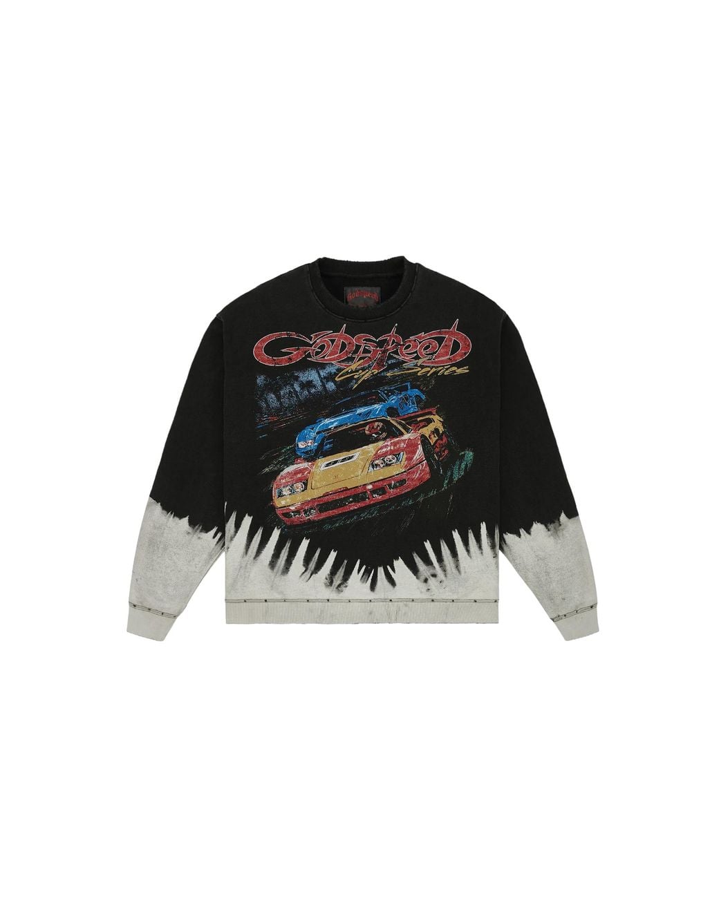 GODSPEED NEW YORK Black F.T.W Sweatshirt Bleached Wash" 7Br06Hdv" for men