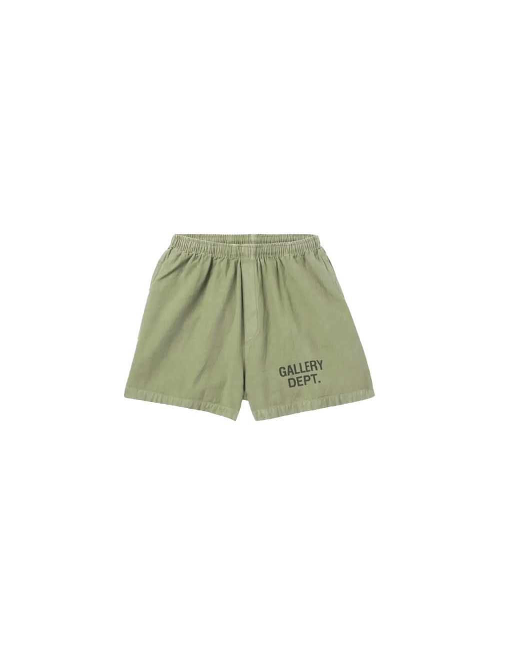 GALLERY DEPT. Green Logo Zuma Shorts 0W5Bokcy" for men