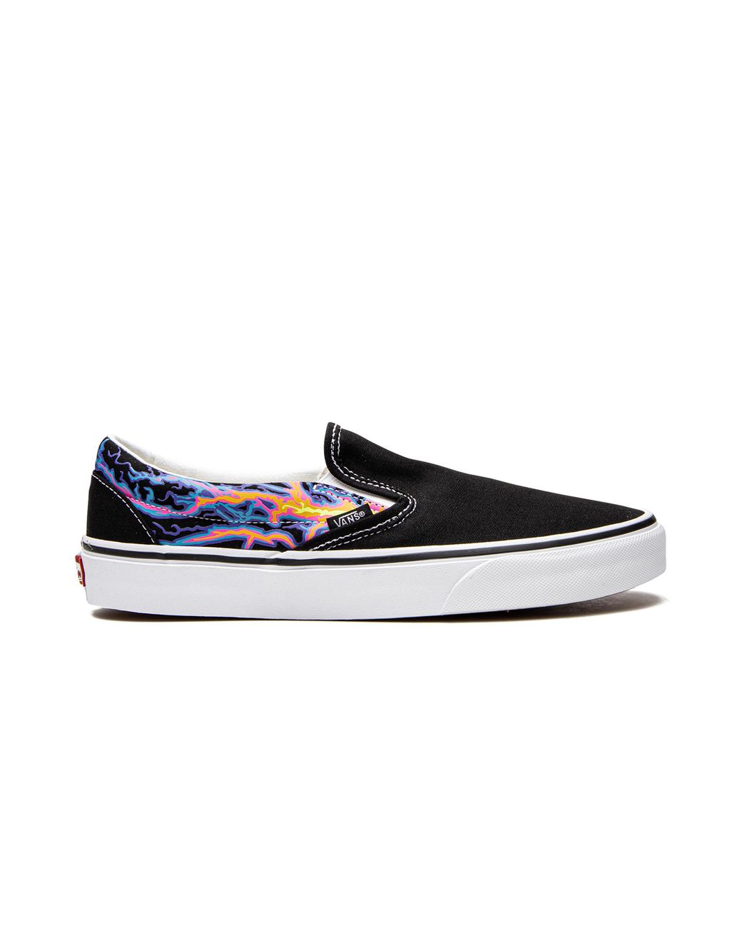 Vans Black Classic Slip-O "Electric Flames" Vn000Xg8B03" for men