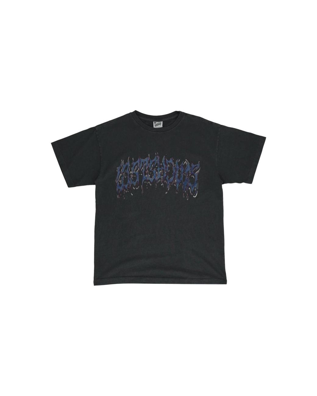 LOSTSHDWS Black Metallic Font T-Shirt 10052771" for men