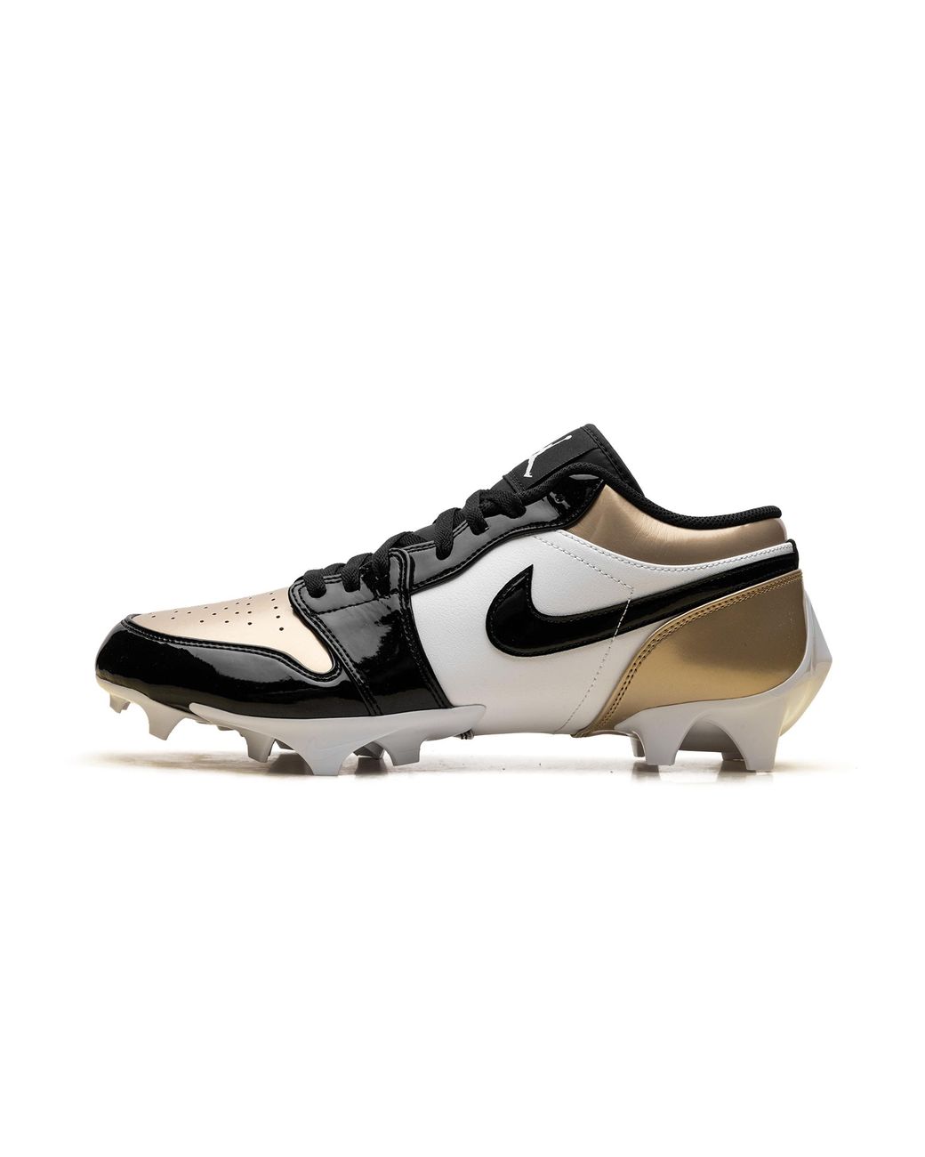 Nike Black 1 Low Td Cleat "Patent Toe" Fj6245 701" for men