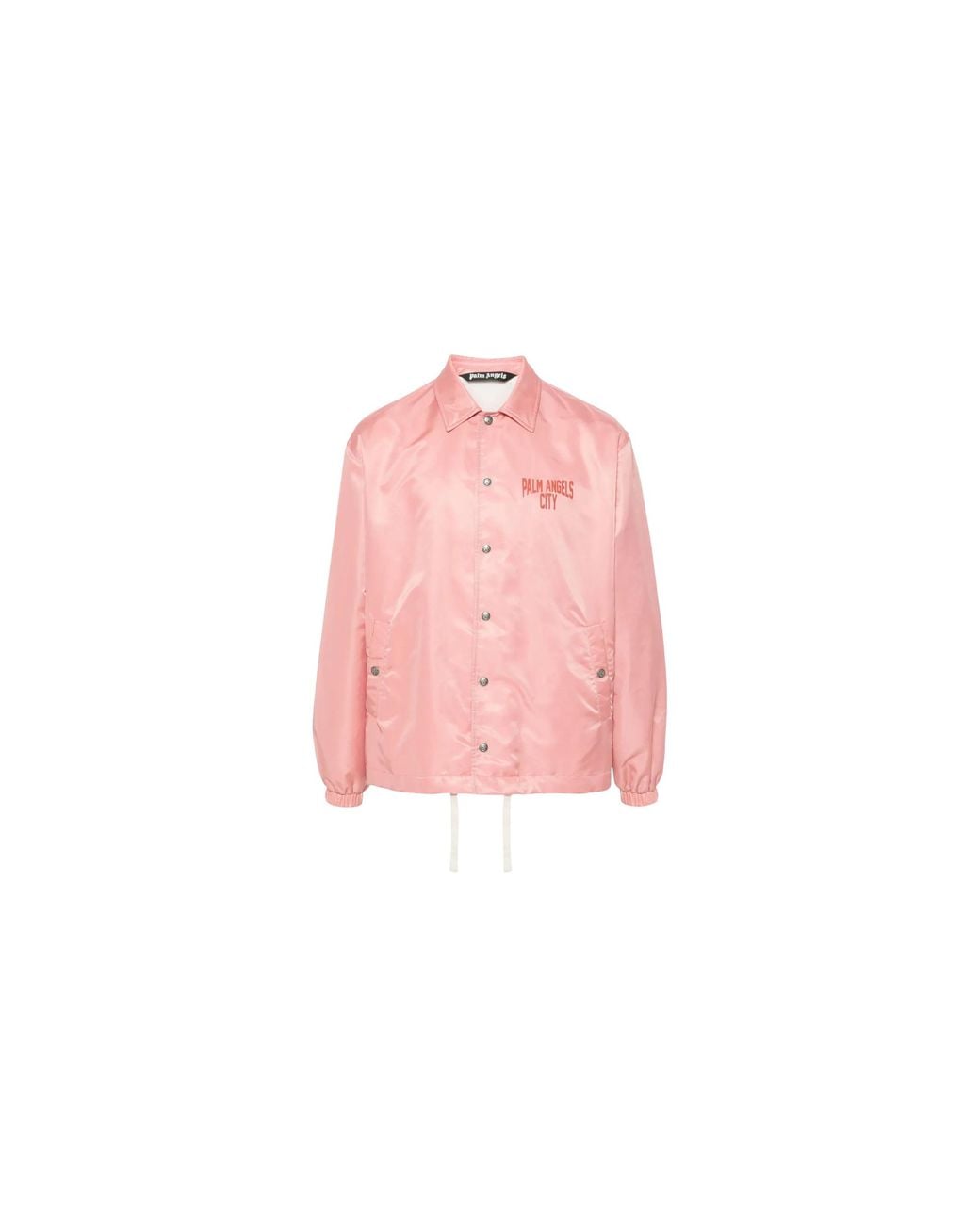 Palm Angels Pink Pa City Coach Jacket Pmem021R24Fab0013025" for men