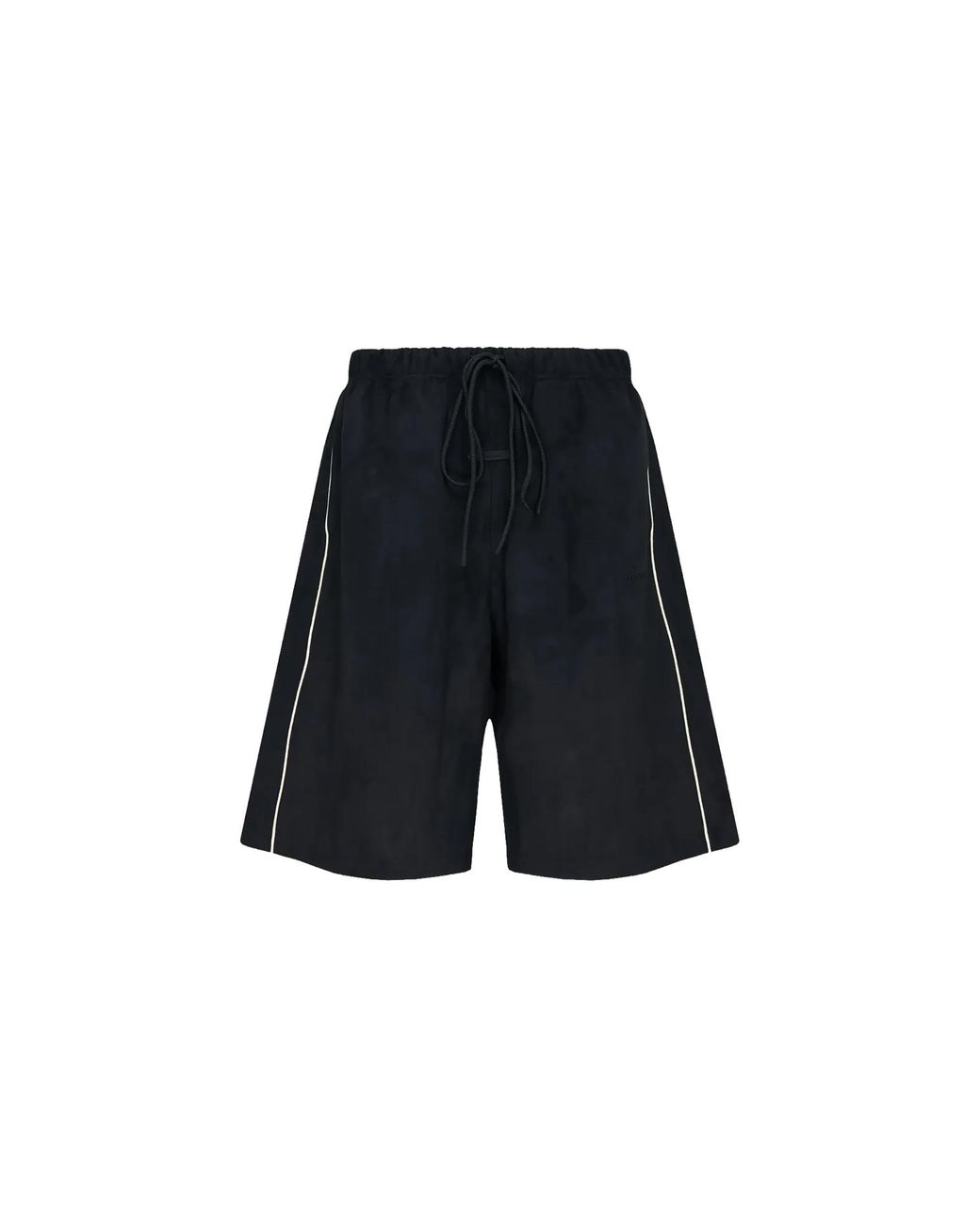 Fear Of God Black Signtature Relaxed Shorts "Vintage" 160Sp264891F" for men