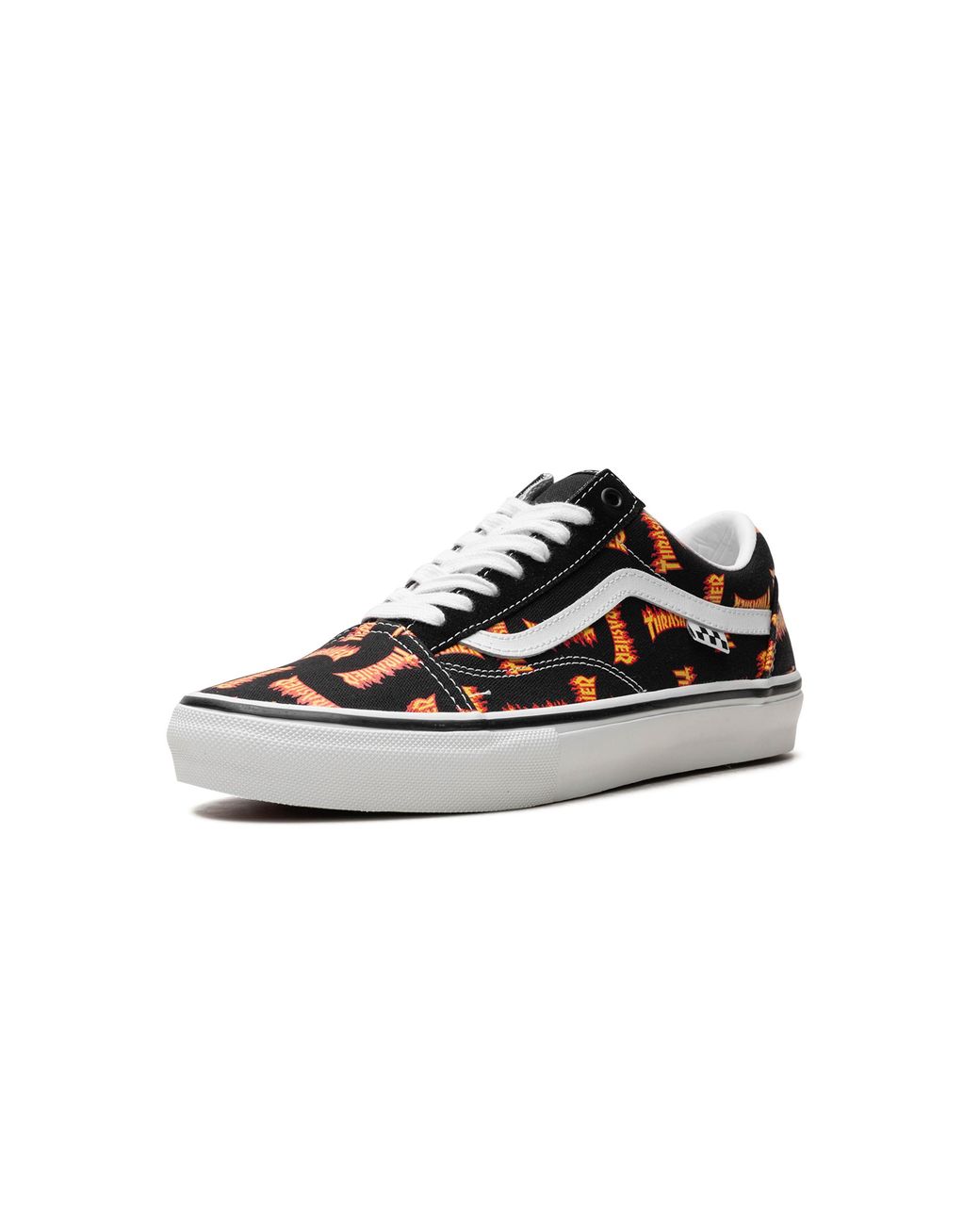Vans Black Old Skool "Thrasher All Over Flame Logo" Vn0005W0Bml" for men