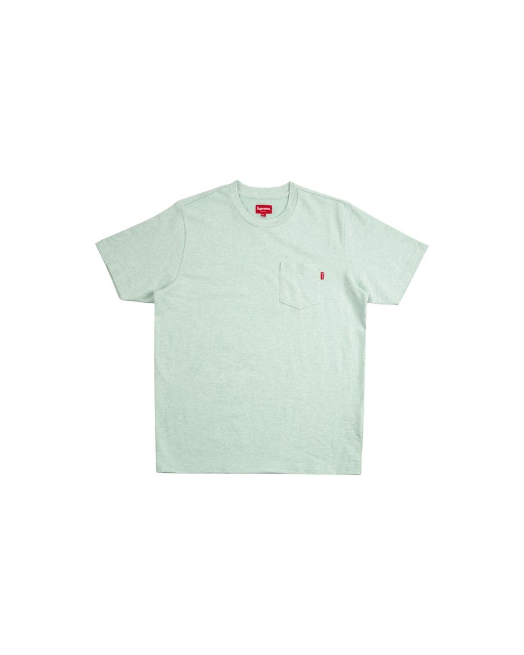 Supreme Green Pocket T-Shirt "Mint" Su1031"