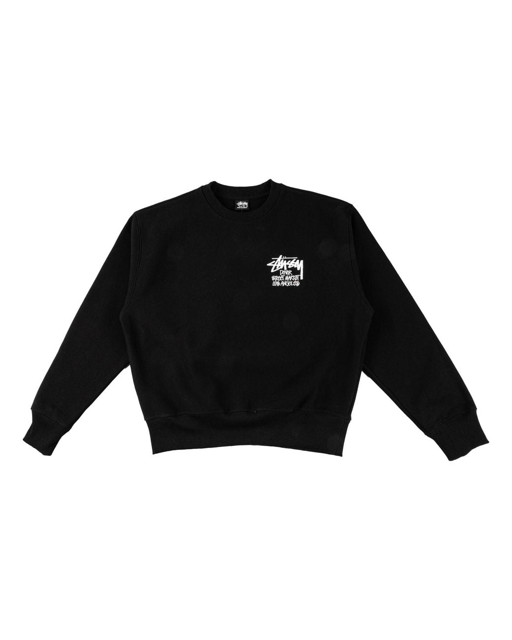 Stussy Black Dover Street Market La Exclusive Crewneck Stus553" for men