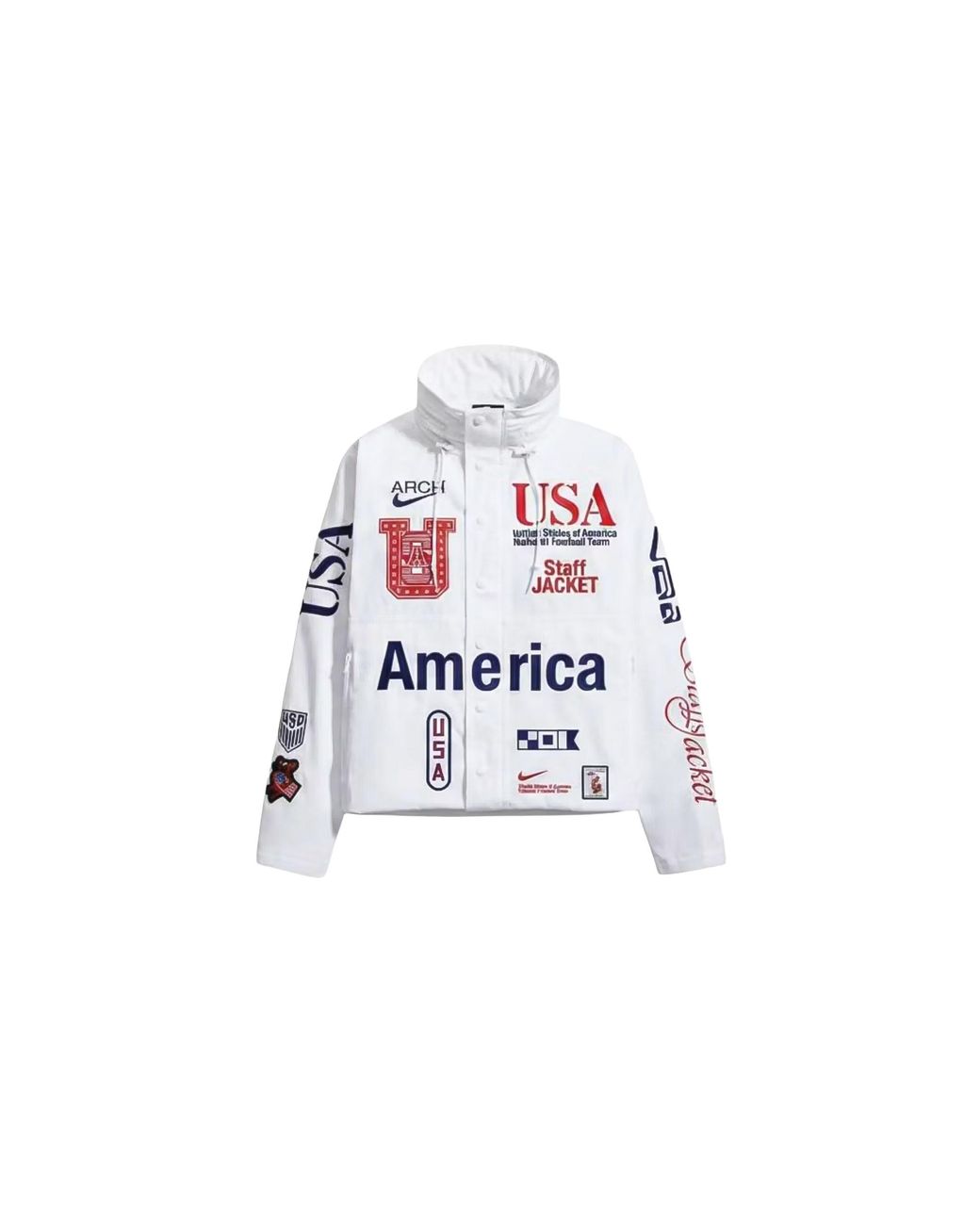 Nike Black V.A.A. Woven Staff Jacket "Usmnt for men