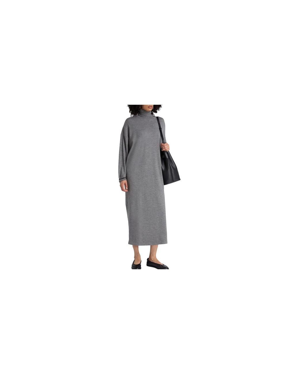 Brunello Cucinelli Black Wool Dress "Medium" Brun2844"
