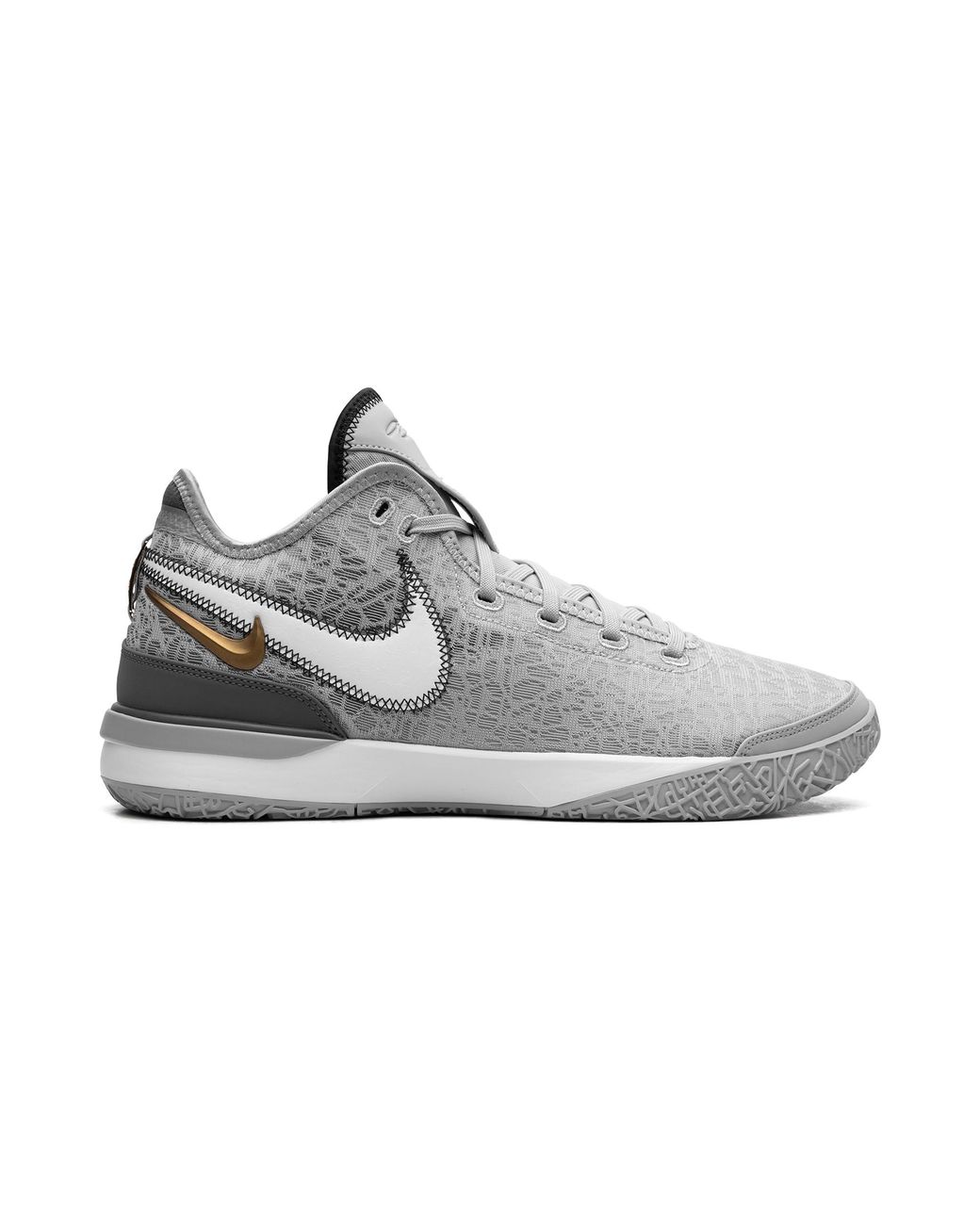 Nike Black Zoom Lebron Nxxt Gen "Wolf Metallic" Dr8784 004" for men