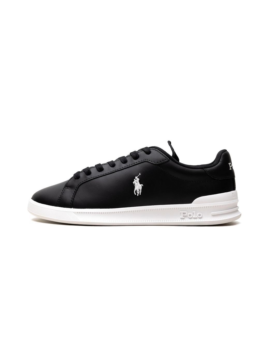 Polo Ralph Lauren Black Heritage Court Ii Nappa 809944784 004" for men