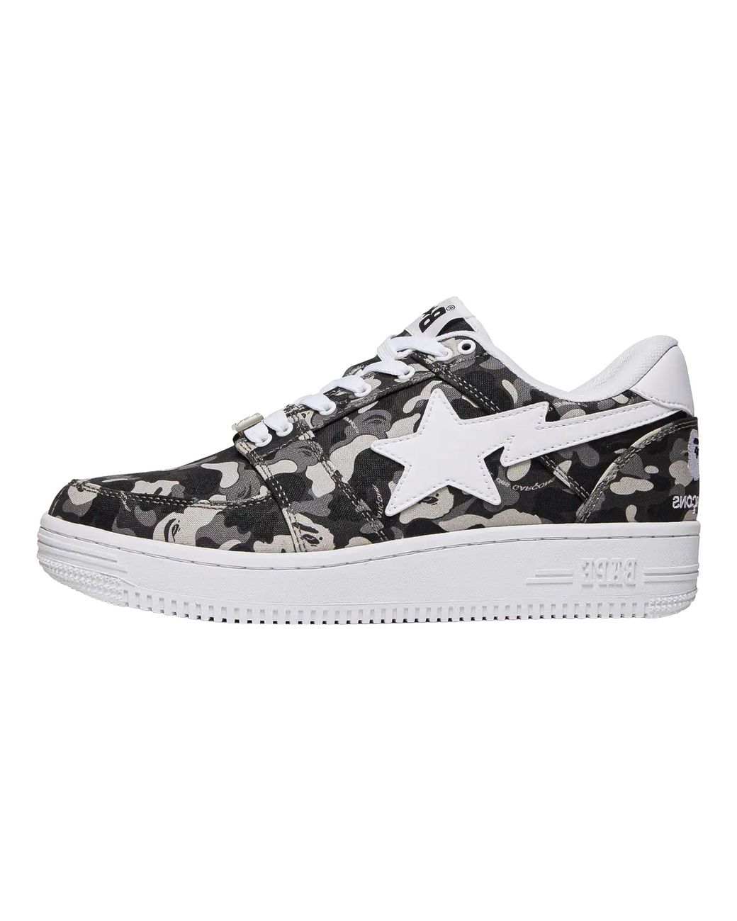 A Bathing Ape Black Comme Des Garçons X Sta Low Camo" Bpcdg191 Wht" for men