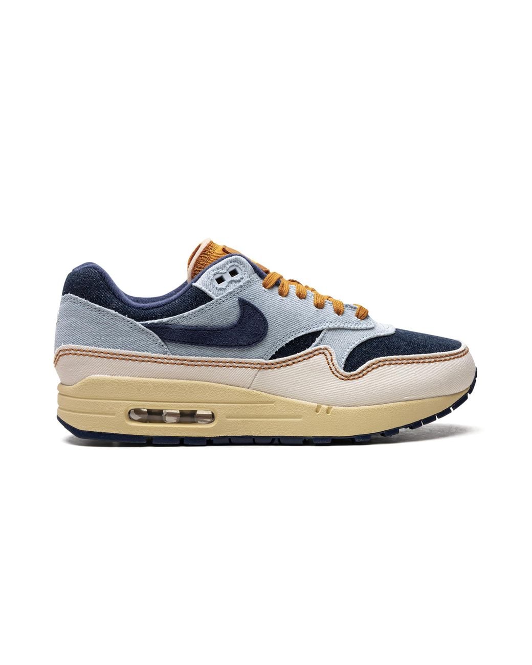 Nike Blue Air Max 1 '87 "Aura Midnight Pale Ivory" Fq8900 440"
