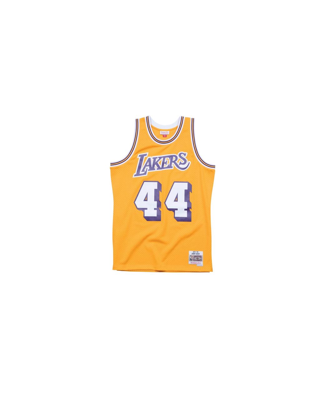 Mitchell & Ness Black Swingman Jersey "Nba Los Angeles Lakers 71-72 Jerry West" Smjyac18091 Lalltgd71Jwe" for men