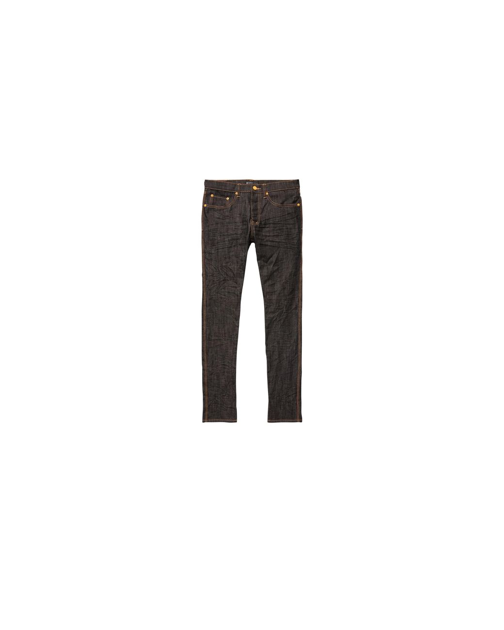 Purple Brand Black Slim Fit Low Rise With Slim Leg Jeans "Raw" P001 Rboj123" for men