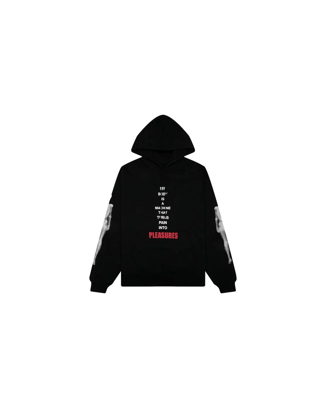 Pleasures Black Machine Pullover Hoodie P26Sp061-Blk" for men