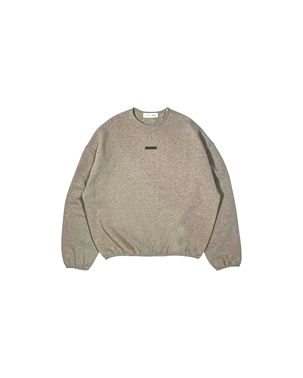 Fear Of God Gray Modern Fit Fleece Crewneck "Homestead Heather" 192Sp256543F" for men