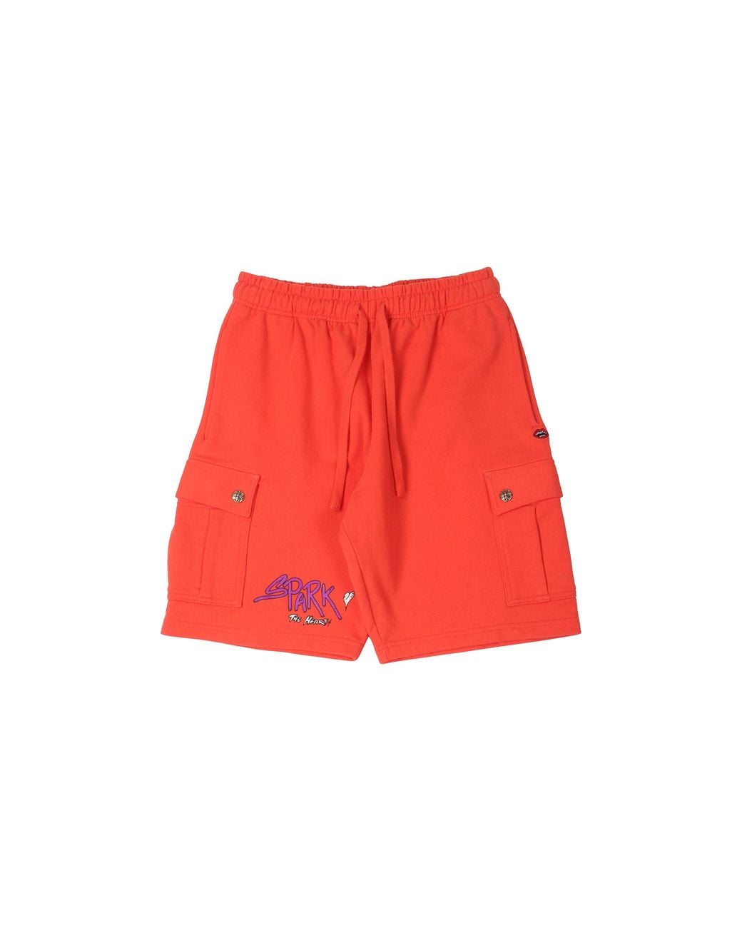 Chrome Hearts Red Matty Boy Cargo Sweat Shorts Chrm1410" for men