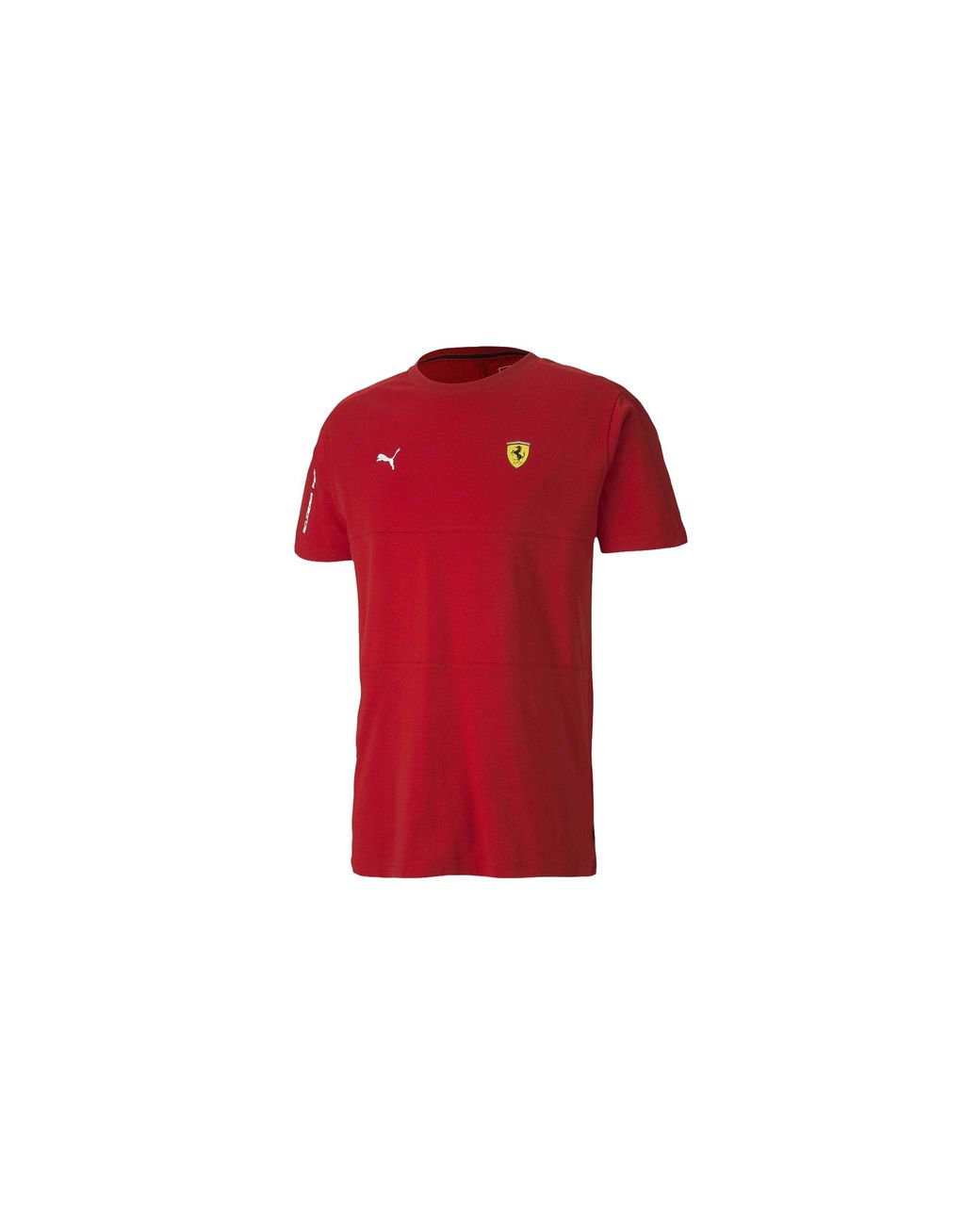 PUMA Red Scuderia Ferrari T7 T-Shirt "Rosso Corsa" 596143 01" for men