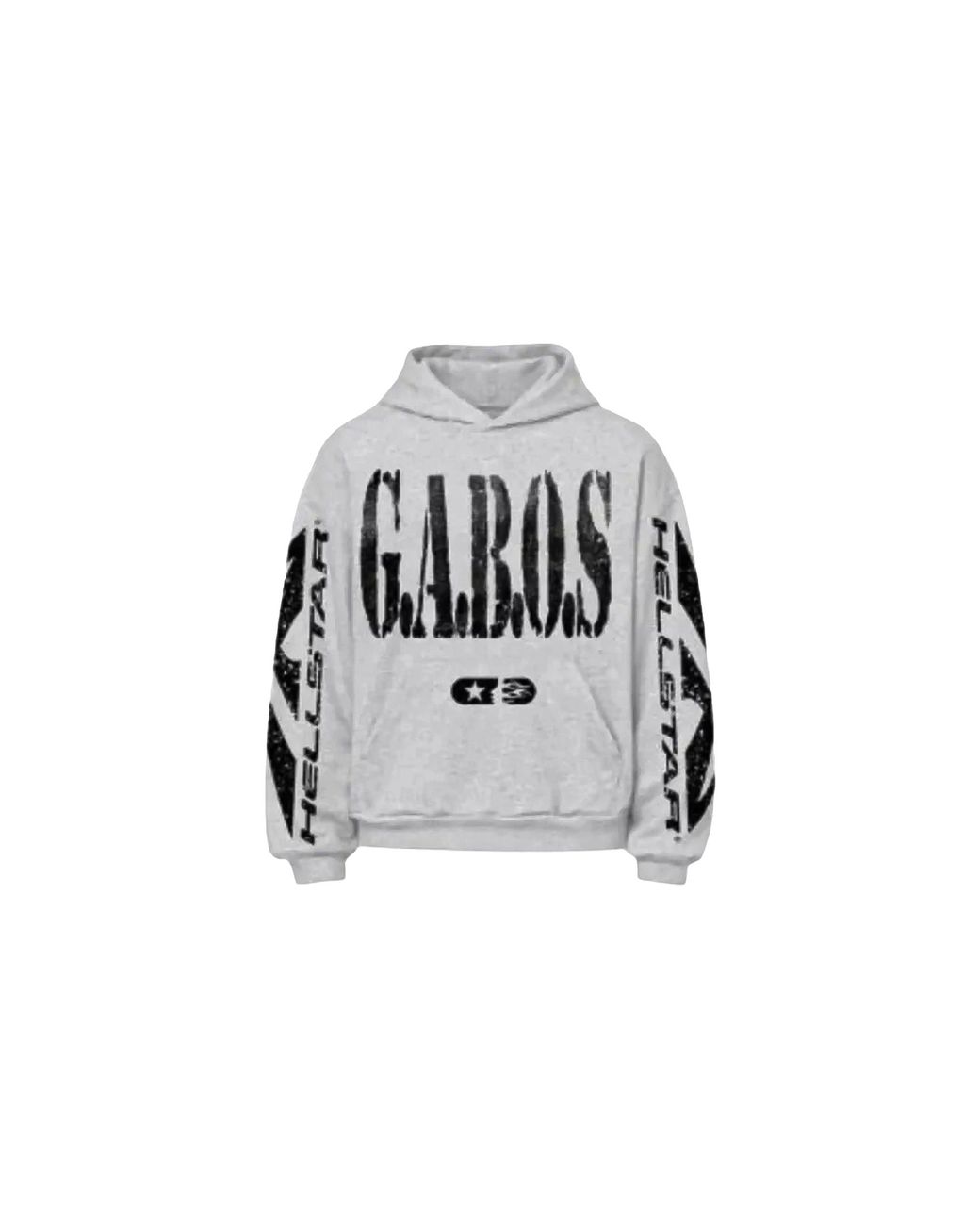 HELLSTAR Black G.A.B.O.S. Hoodie Hsr327" for men