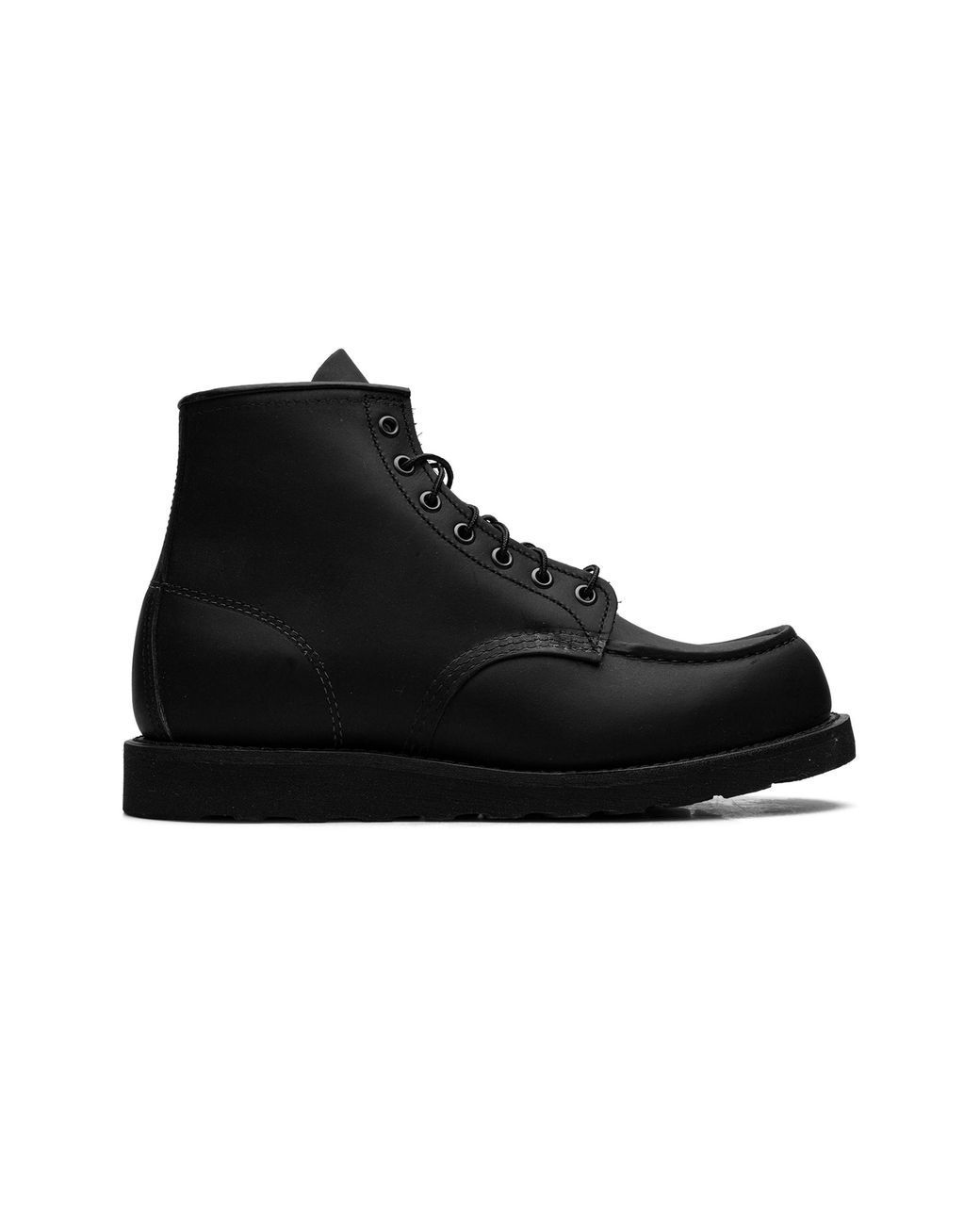 Red Wing Black Classic Moc 6 Inch Boot Harness" 8074" for men