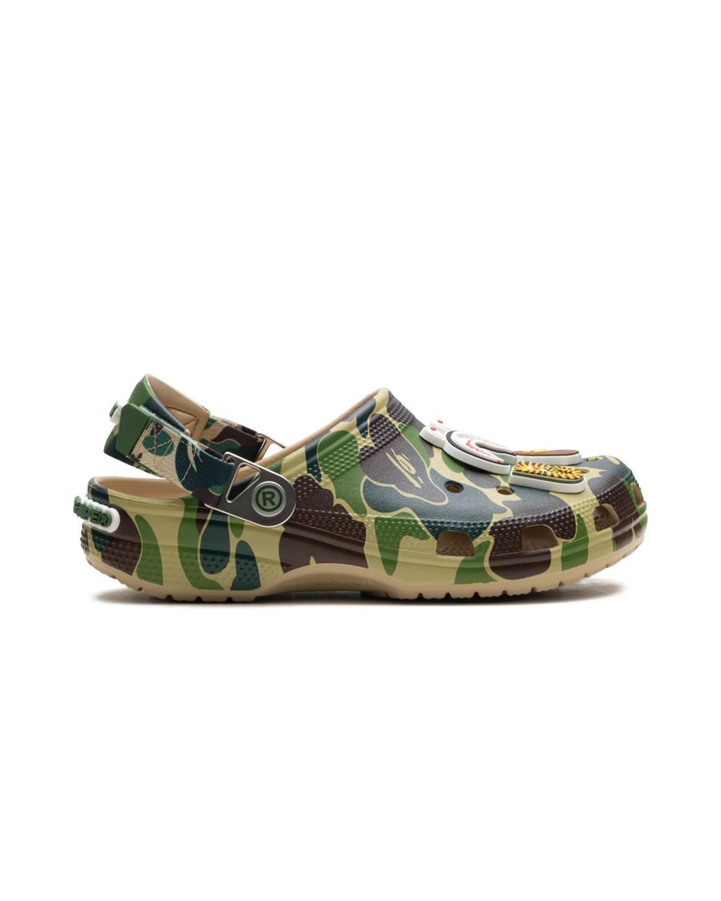 A Bathing Ape Black Clog "Crocs for men