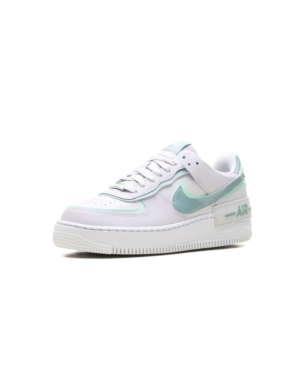 Nike Black Air Force 1 Shadow Low "Vast/Cannon Mint Foam" Ci0919 005"