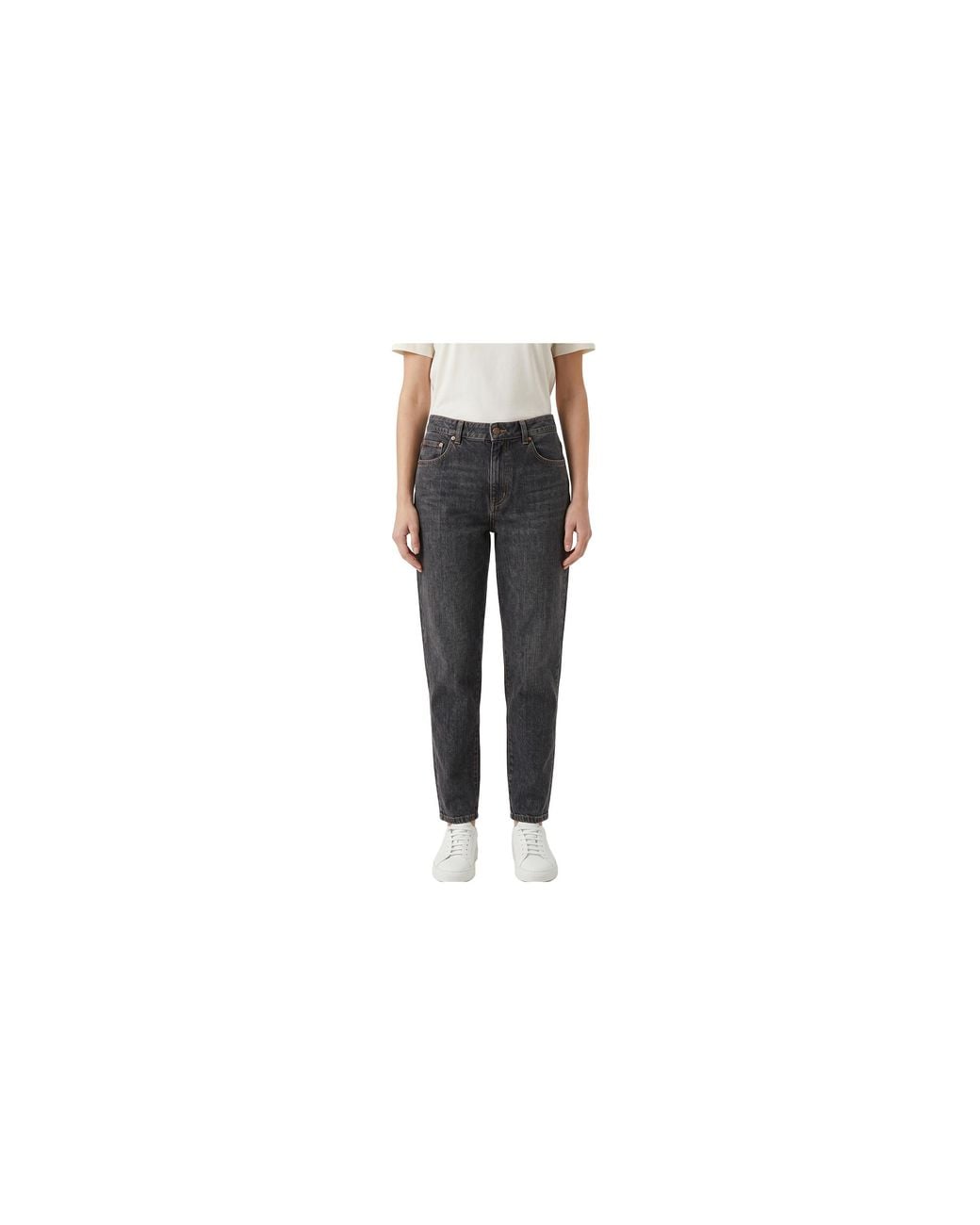 Brunello Cucinelli Black Tapered Trousers "Dark" Brun1645"