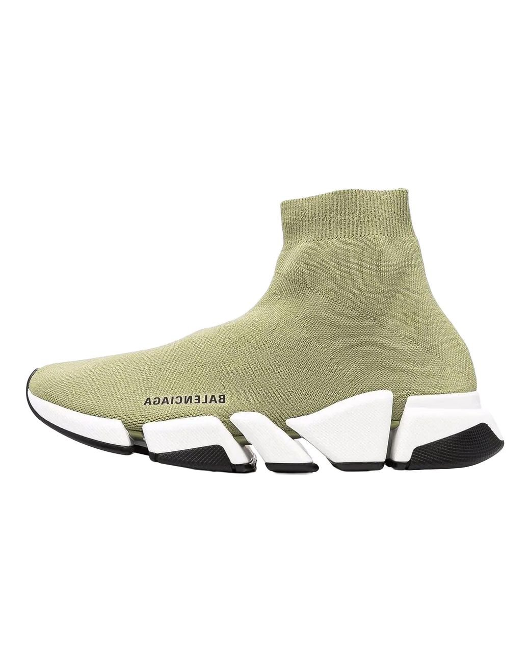 Balenciaga Green Speed 2.0 "Recycled Knit" 617239 W2Db2 3491" for men