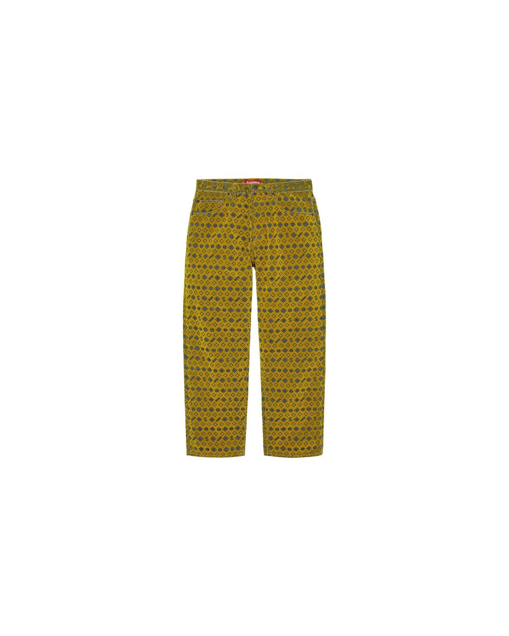 Supreme Green Chain Stitch Dress Pants Su26012"