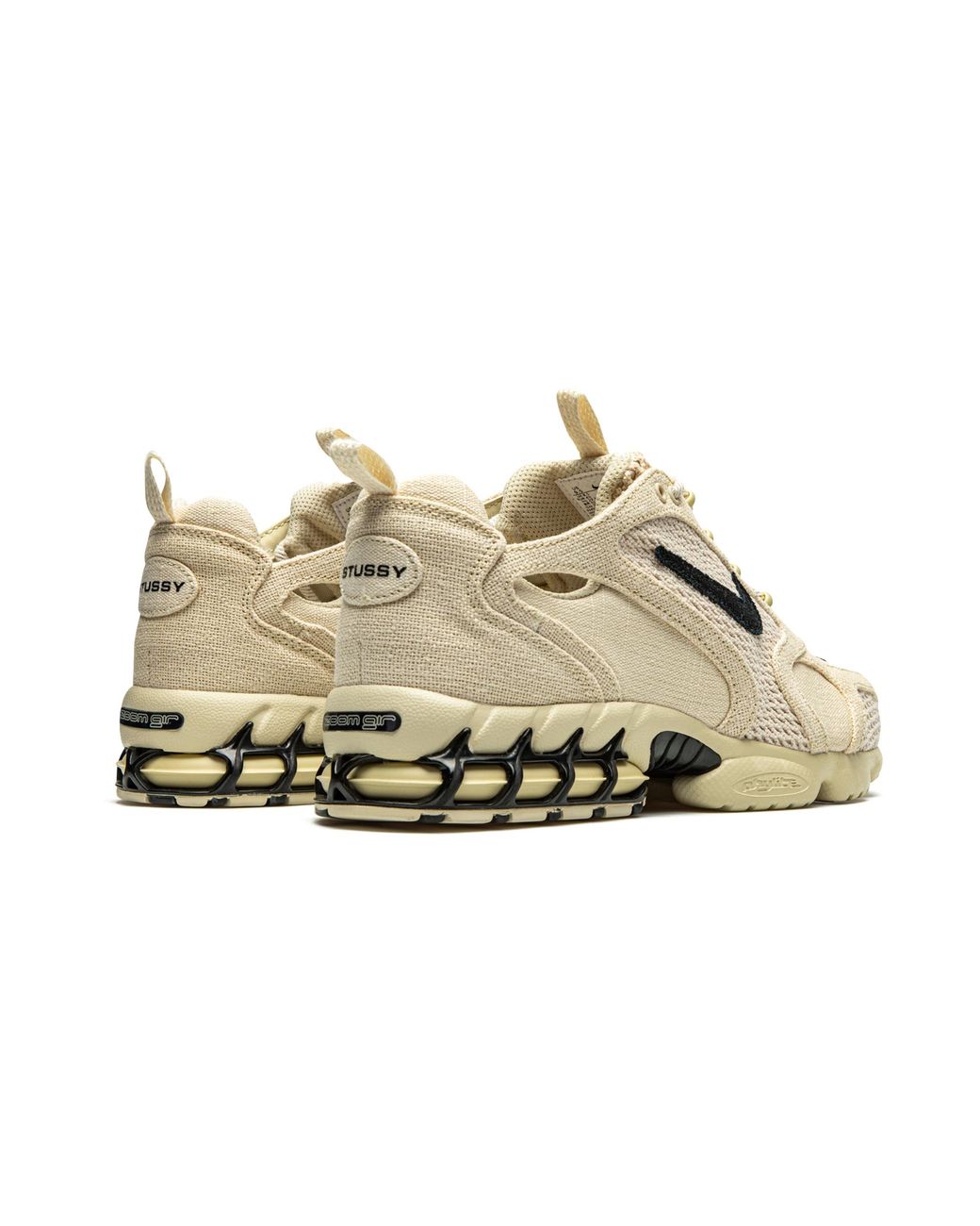 Nike Black Air Zoom Spiridon Caged "Stussy for men
