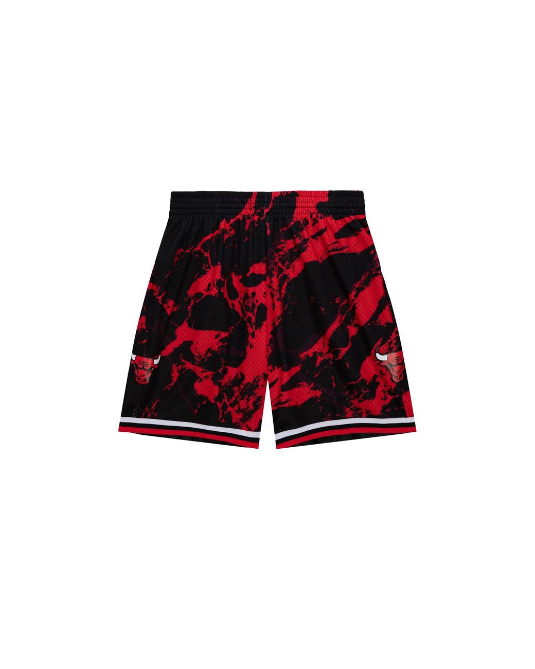 Mitchell & Ness Red Team Marble Swingman Shorts "Nba Chicago Bulls 1997" Pfsw1279 Cbu97Pppblck" for men