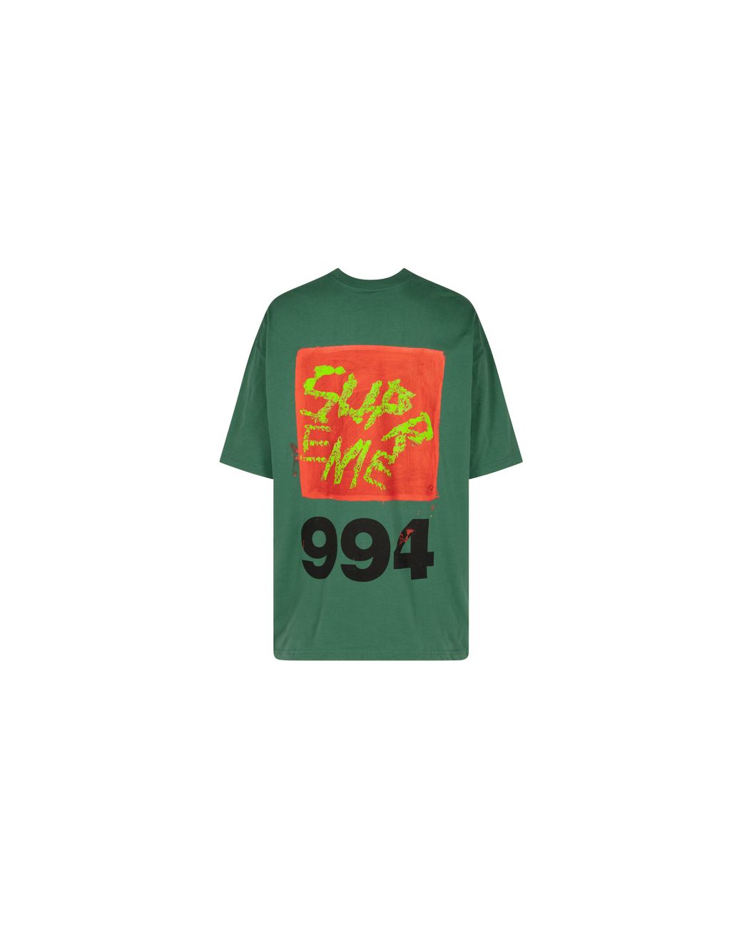 Supreme Green Paint T-Shirt "Ss24" Su426"