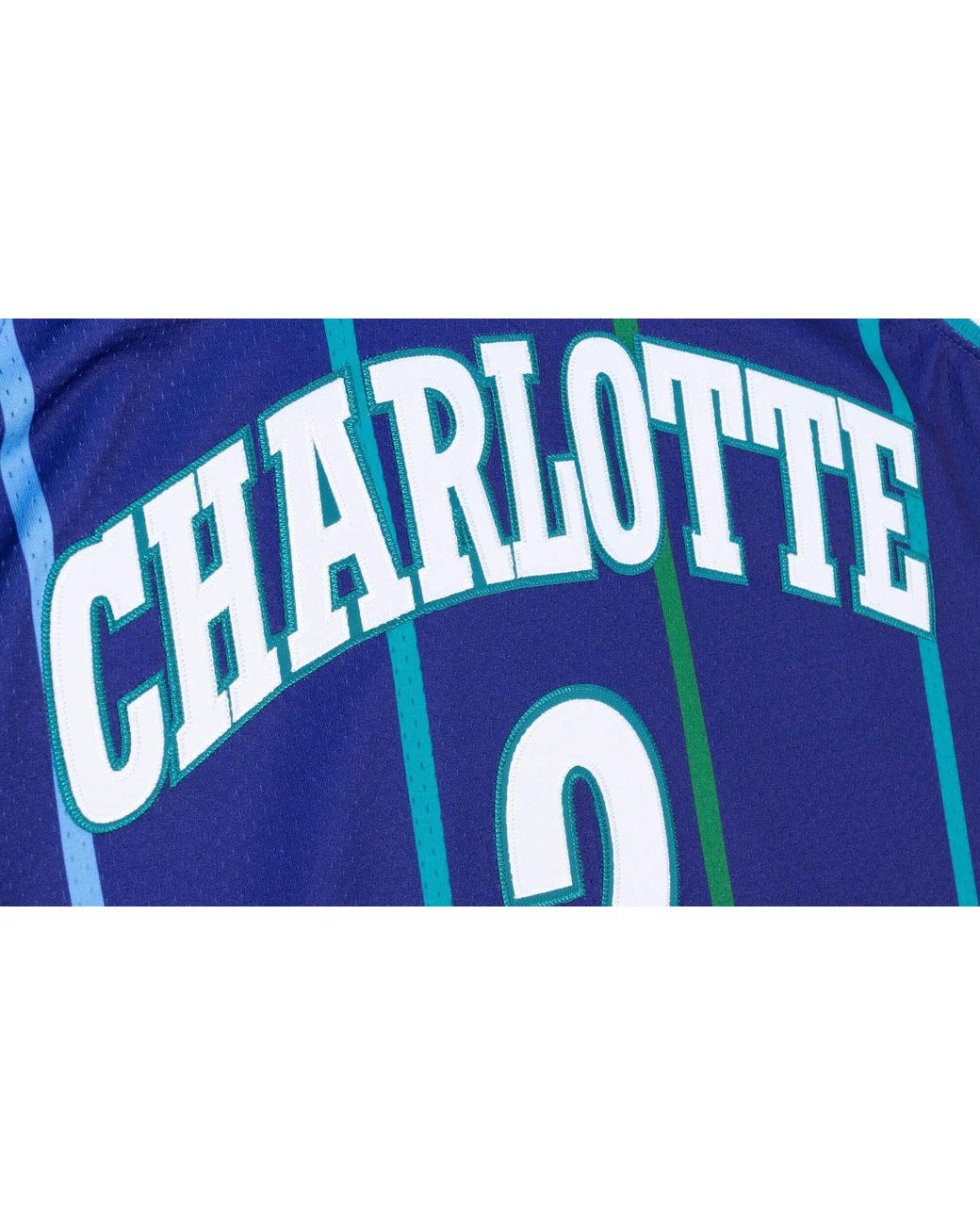 Mitchell & Ness Blue Authentic Alternate Jersey "Nba Charlotte Hornets 94 Larry Johnson" Ajy4Gs18073 Chopurp94Ljo" for men