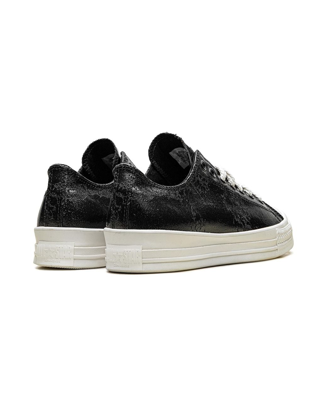 Converse Black Chuck Taylor All Star Throwback Low "Waxed Denim" A24067C" for men