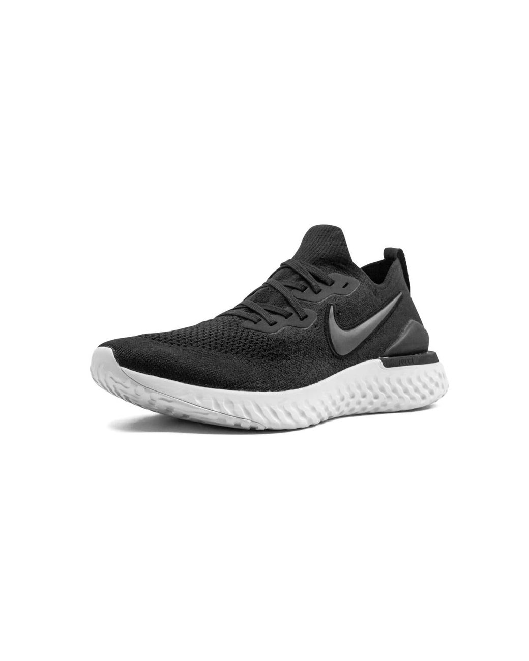 Nike Black Epic React Flyknit 2 "Gunsmoke" Bq8928 002" for men