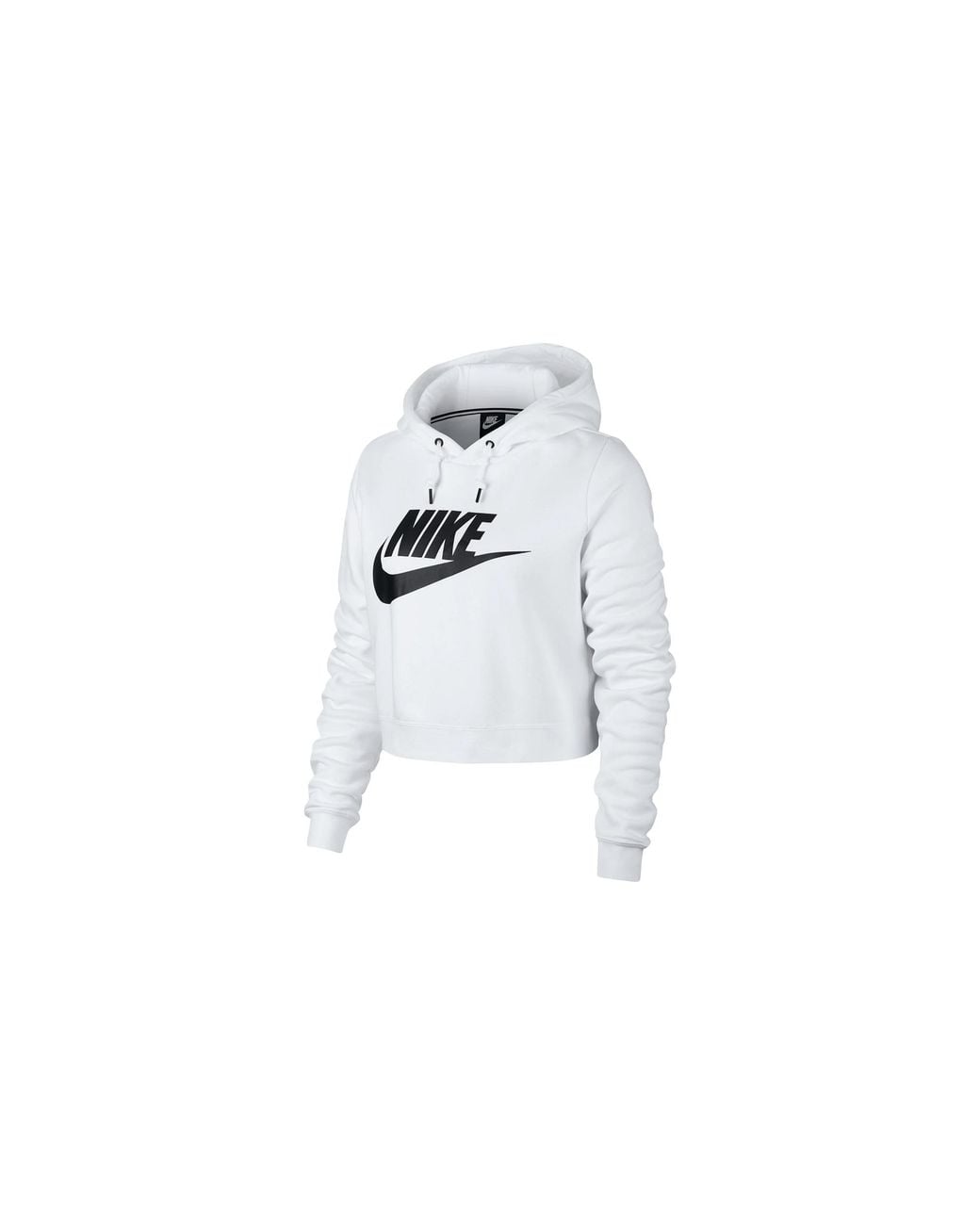 Nike Black Sportswear Rally Cropped Hoodie Aq9965 100"