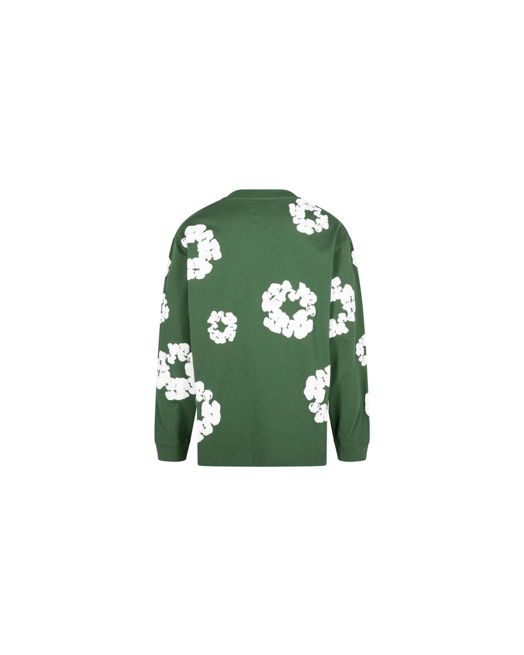 DENIM TEARS Green Long Sleeve Cotton Wreath T-Shirt Dt054" for men