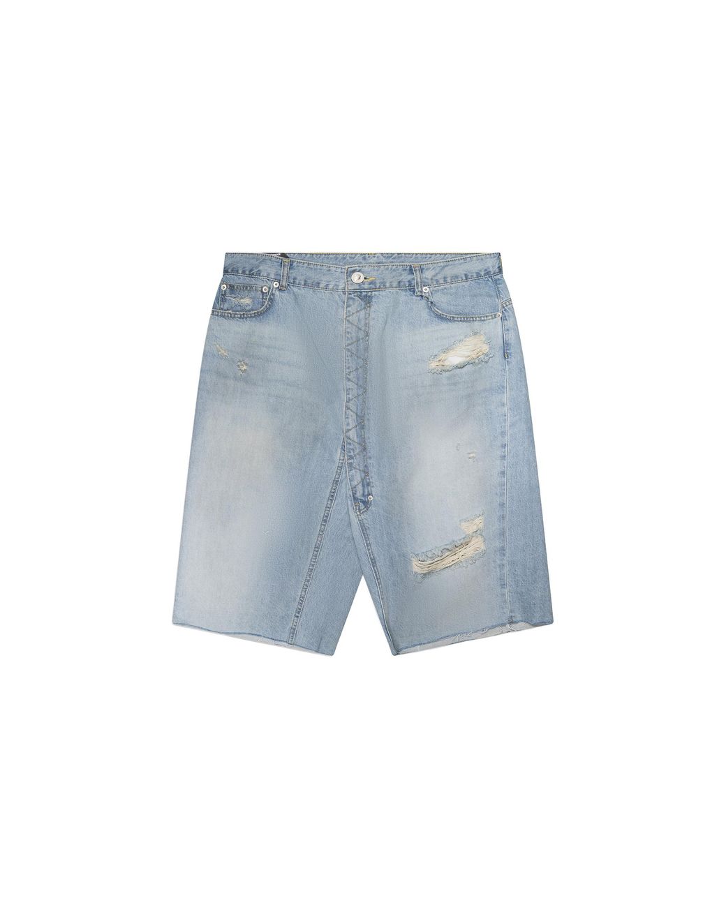 Protocol Index Blue Long Zipper Shorts Pi00037" for men